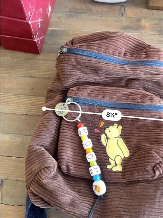 Vintage Disney Winnie the Pooh Corduroy Mini Backpack - Picture 4 of 5